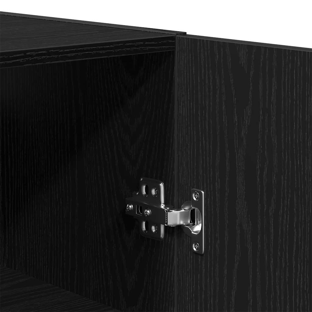 Kabinetski zidni Crni hrast 60 x 31 x 70 cm Konstruirano drvo