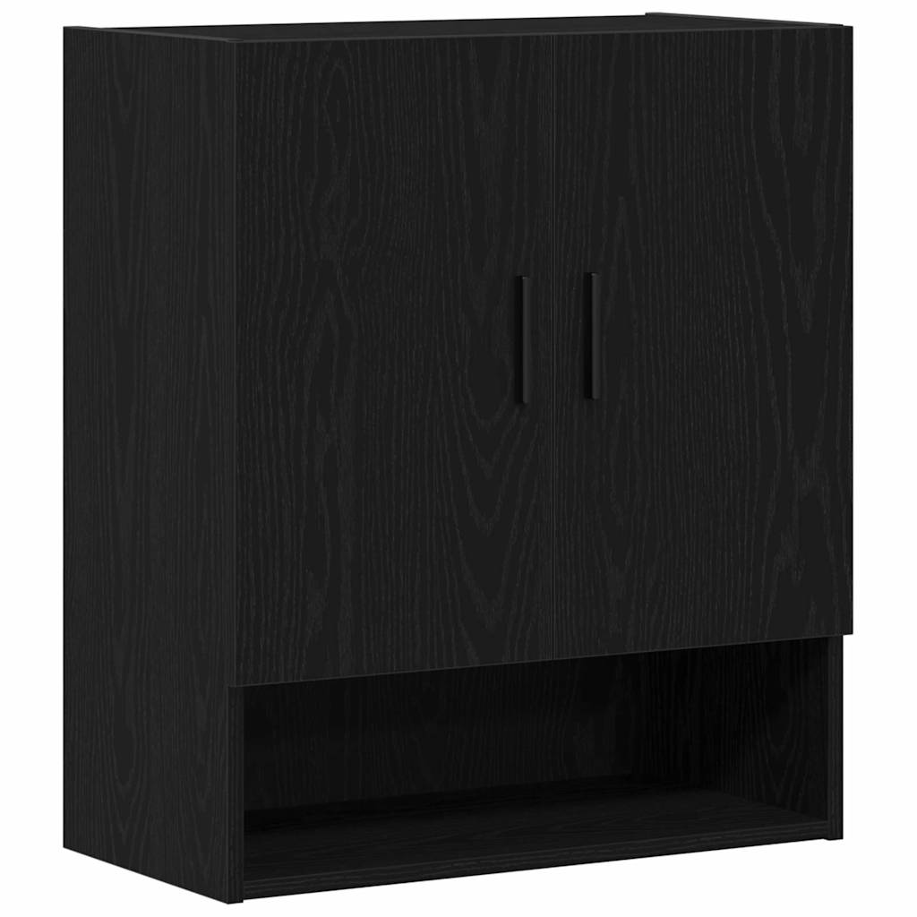Kabinetski zidni Crni hrast 60 x 31 x 70 cm Konstruirano drvo