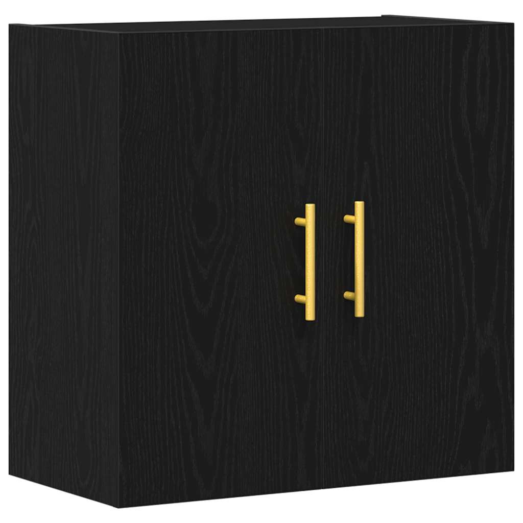 Kabinetski zidni Crni hrast 60 x 31 x 70 cm Konstruirano drvo