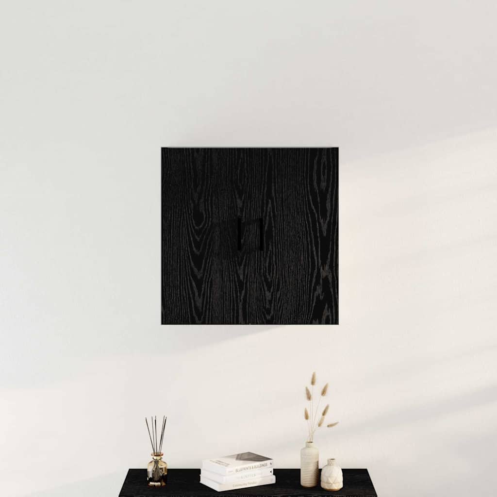 Kabinetski zidni Crni hrast 60 x 31 x 60 cm Konstruirano drvo
