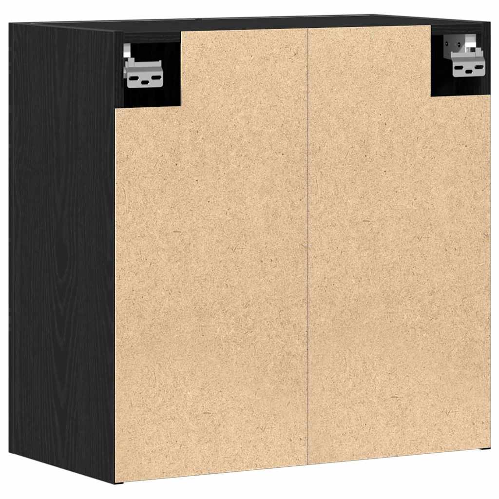Kabinetski zidni Crni hrast 60 x 31 x 60 cm Konstruirano drvo