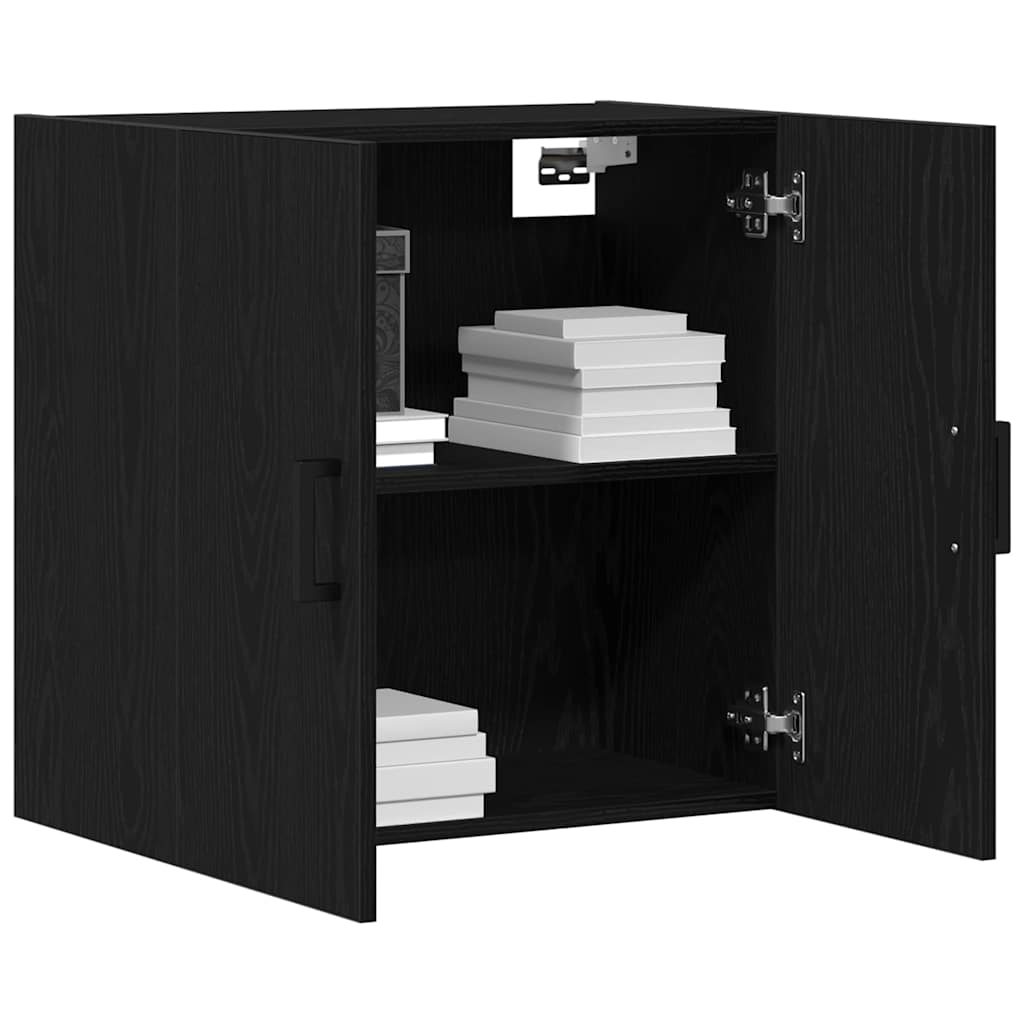Kabinetski zidni Crni hrast 60 x 31 x 60 cm Konstruirano drvo