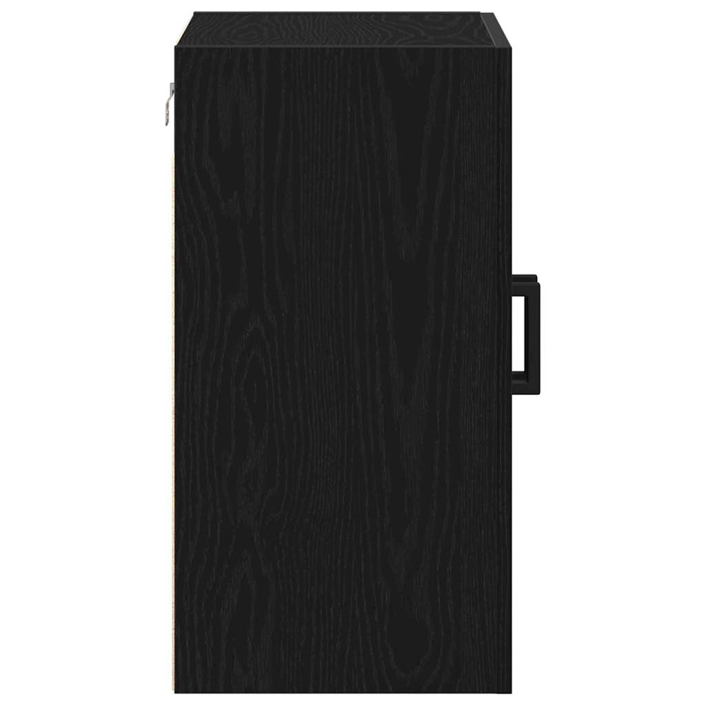 Kabinetski zidni Crni hrast 60 x 31 x 60 cm Konstruirano drvo