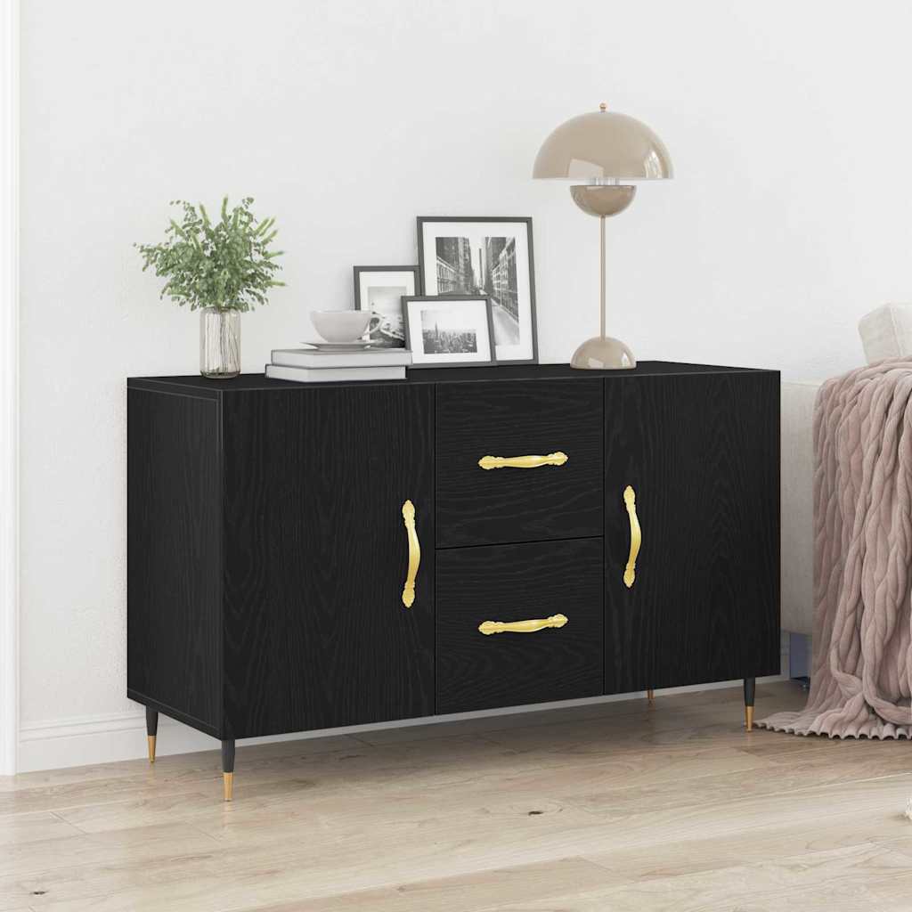 Kreveta Crni hrast 100 x 36 x 60 cm Konstruirano drvo