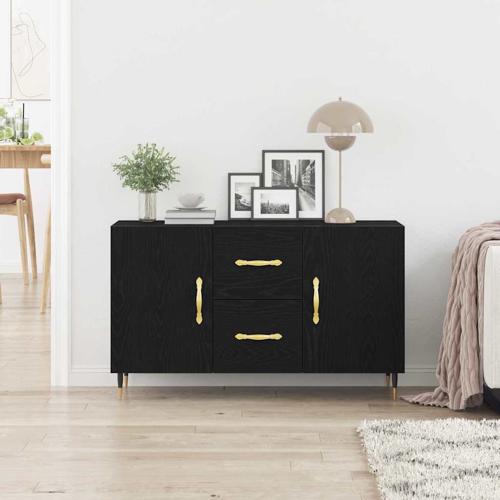 Kreveta Crni hrast 100 x 36 x 60 cm Konstruirano drvo