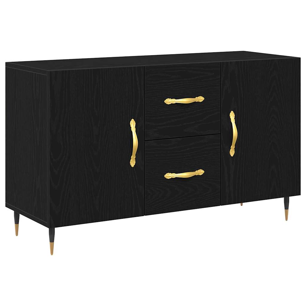 Kreveta Crni hrast 100 x 36 x 60 cm Konstruirano drvo
