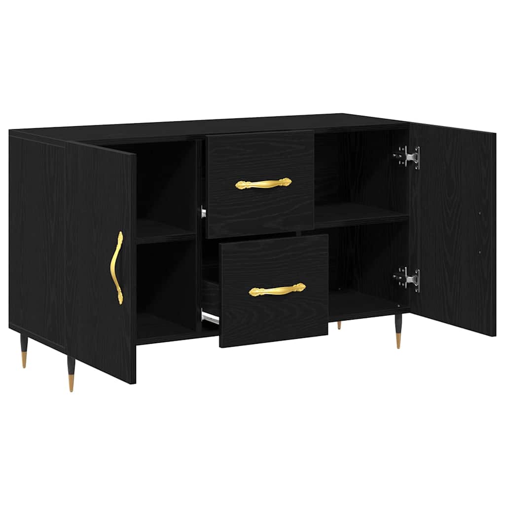 Kreveta Crni hrast 100 x 36 x 60 cm Konstruirano drvo