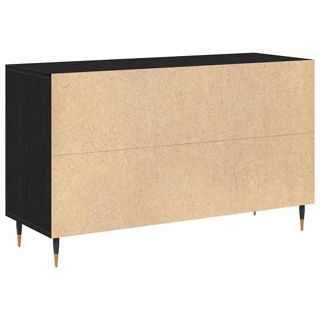 Kreveta Crni hrast 100 x 36 x 60 cm Konstruirano drvo