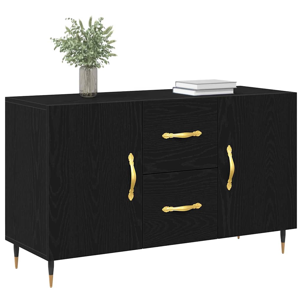Kreveta Crni hrast 100 x 36 x 60 cm Konstruirano drvo