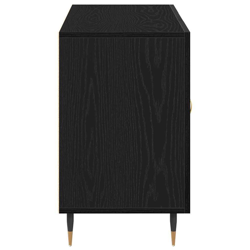 Kreveta Crni hrast 100 x 36 x 60 cm Konstruirano drvo