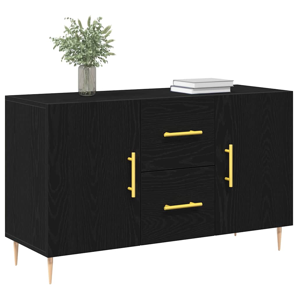 Kreveta Crni hrast 100 x 36 x 60 cm Konstruirano drvo