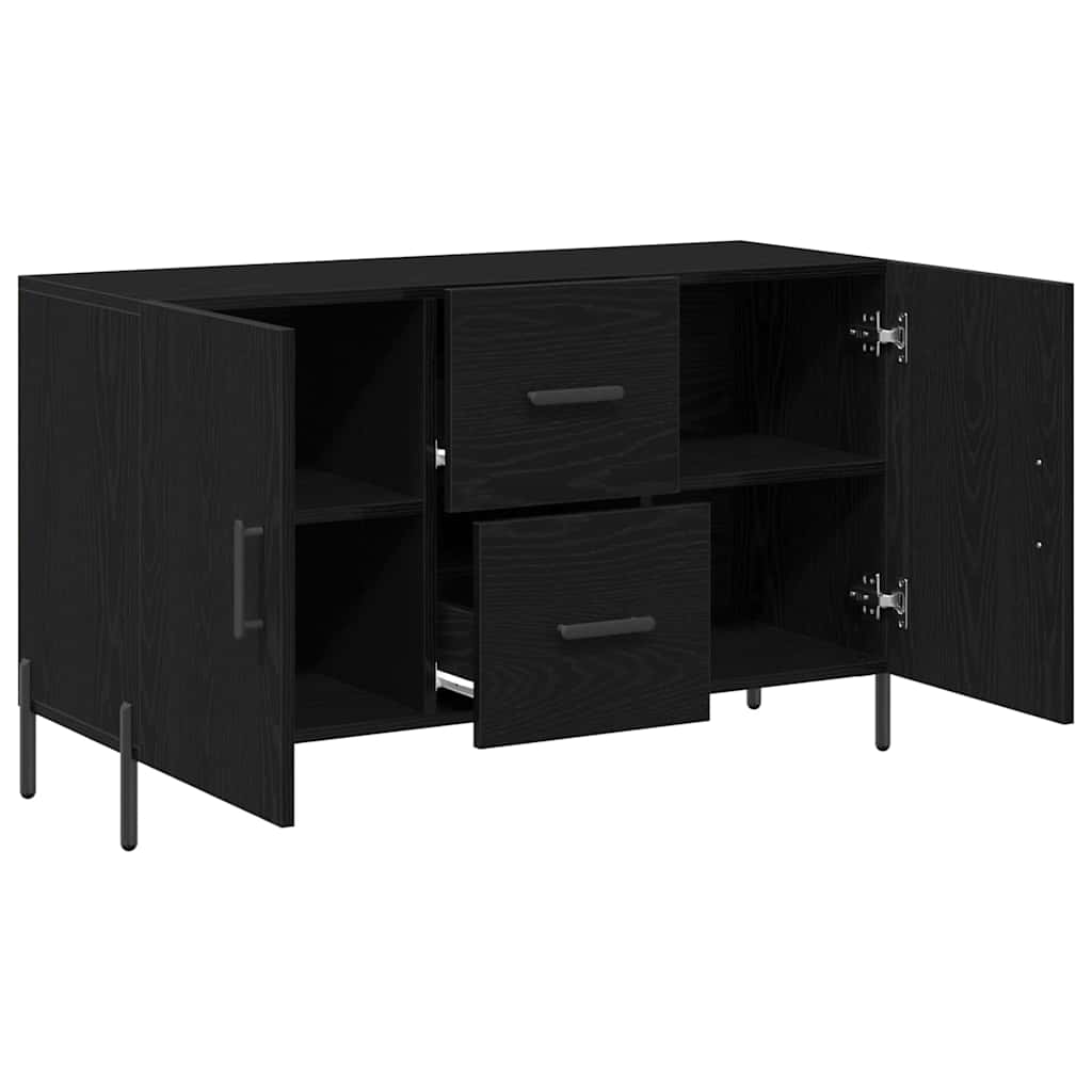 Kreveta Crni hrast 100 x 36 x 60 cm Konstruirano drvo
