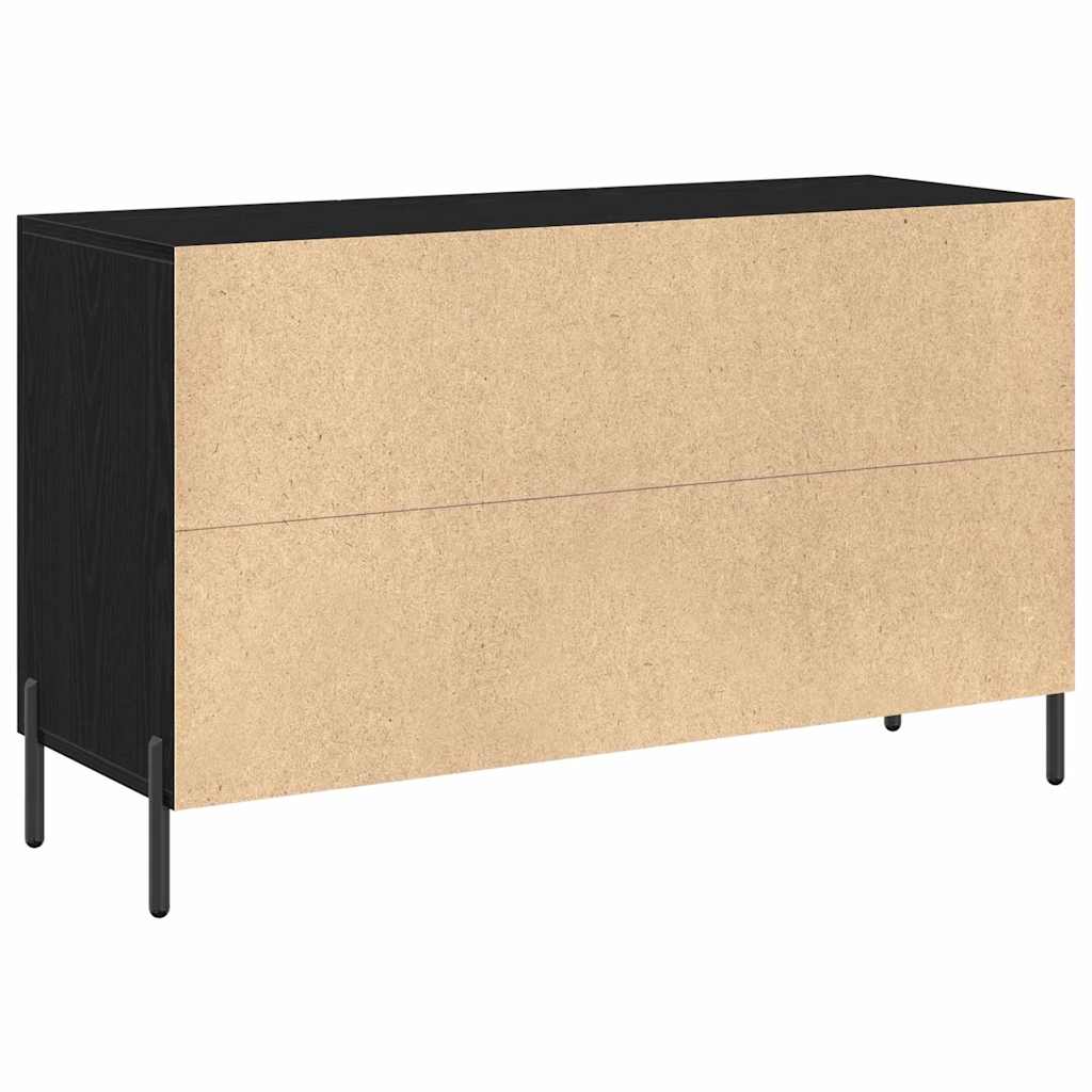 Kreveta Crni hrast 100 x 36 x 60 cm Konstruirano drvo