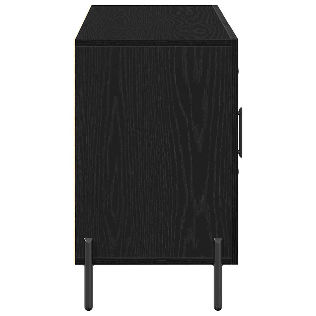 Kreveta Crni hrast 100 x 36 x 60 cm Konstruirano drvo