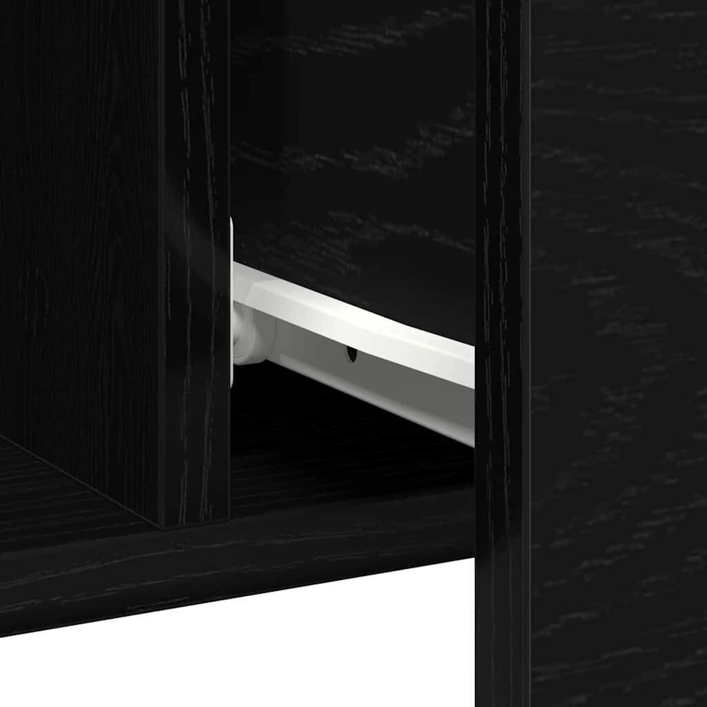 Kreveta Crni hrast 100 x 36 x 60 cm Konstruirano drvo
