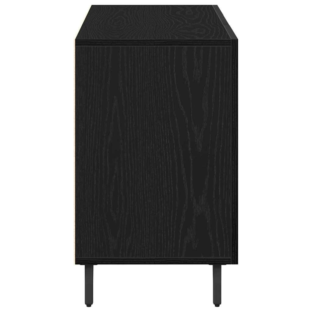 Kreveta Crni hrast 100 x 36 x 60 cm Konstruirano drvo