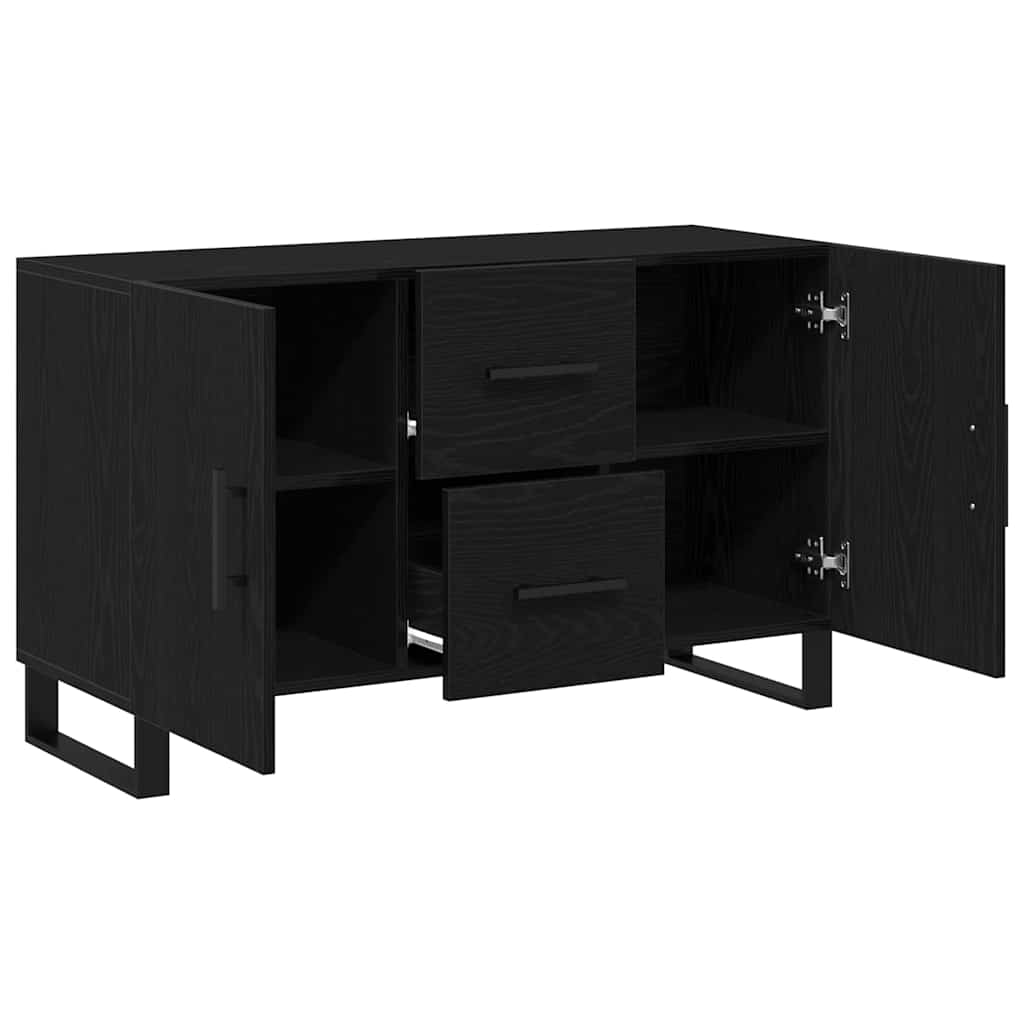 Kreveta Crni hrast 100 x 36 x 60 cm Konstruirano drvo
