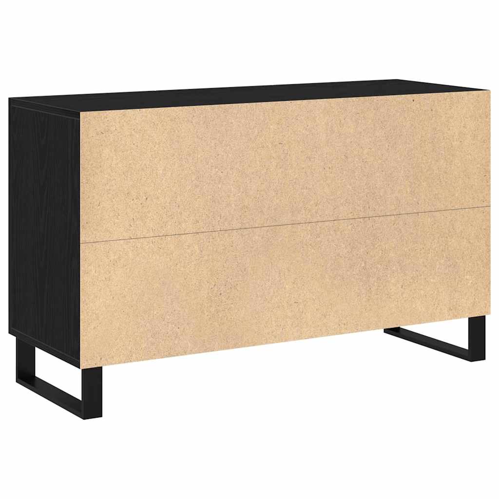 Kreveta Crni hrast 100 x 36 x 60 cm Konstruirano drvo
