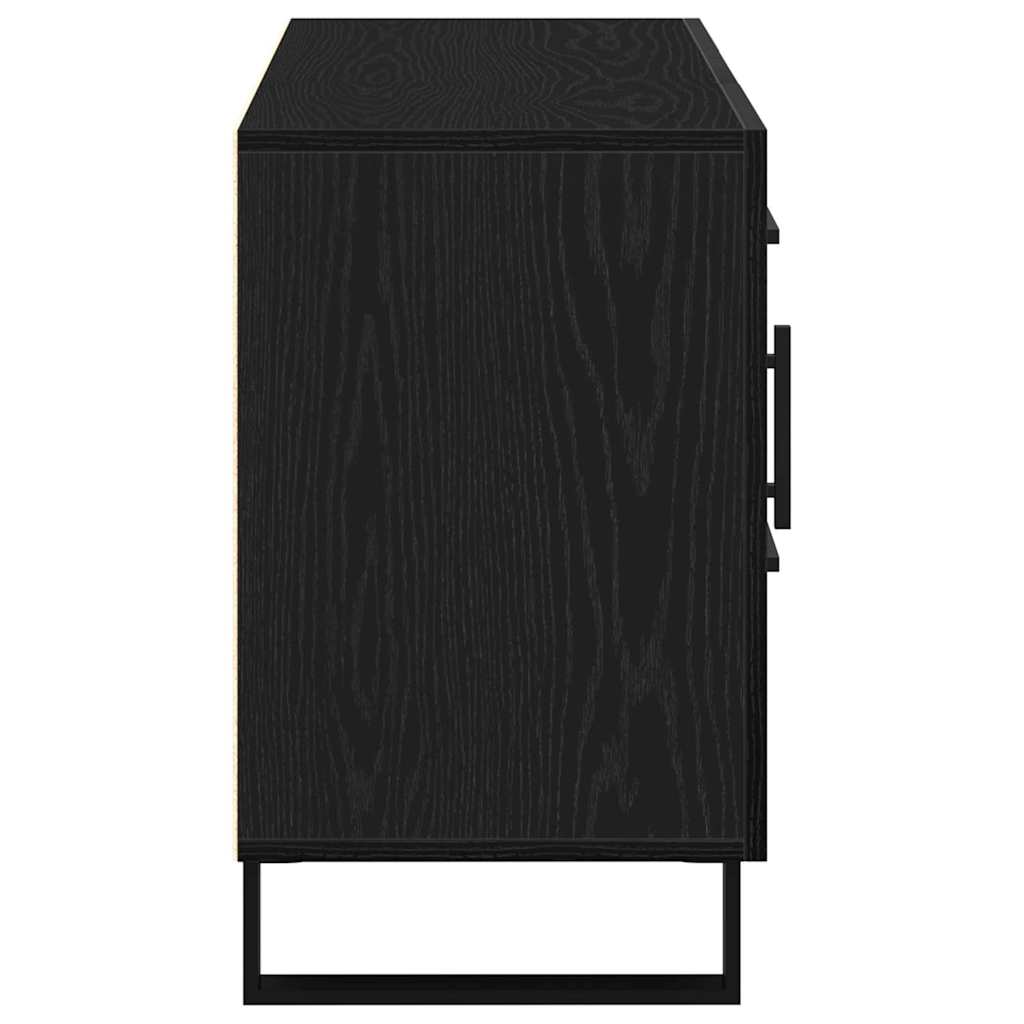 Kreveta Crni hrast 100 x 36 x 60 cm Konstruirano drvo