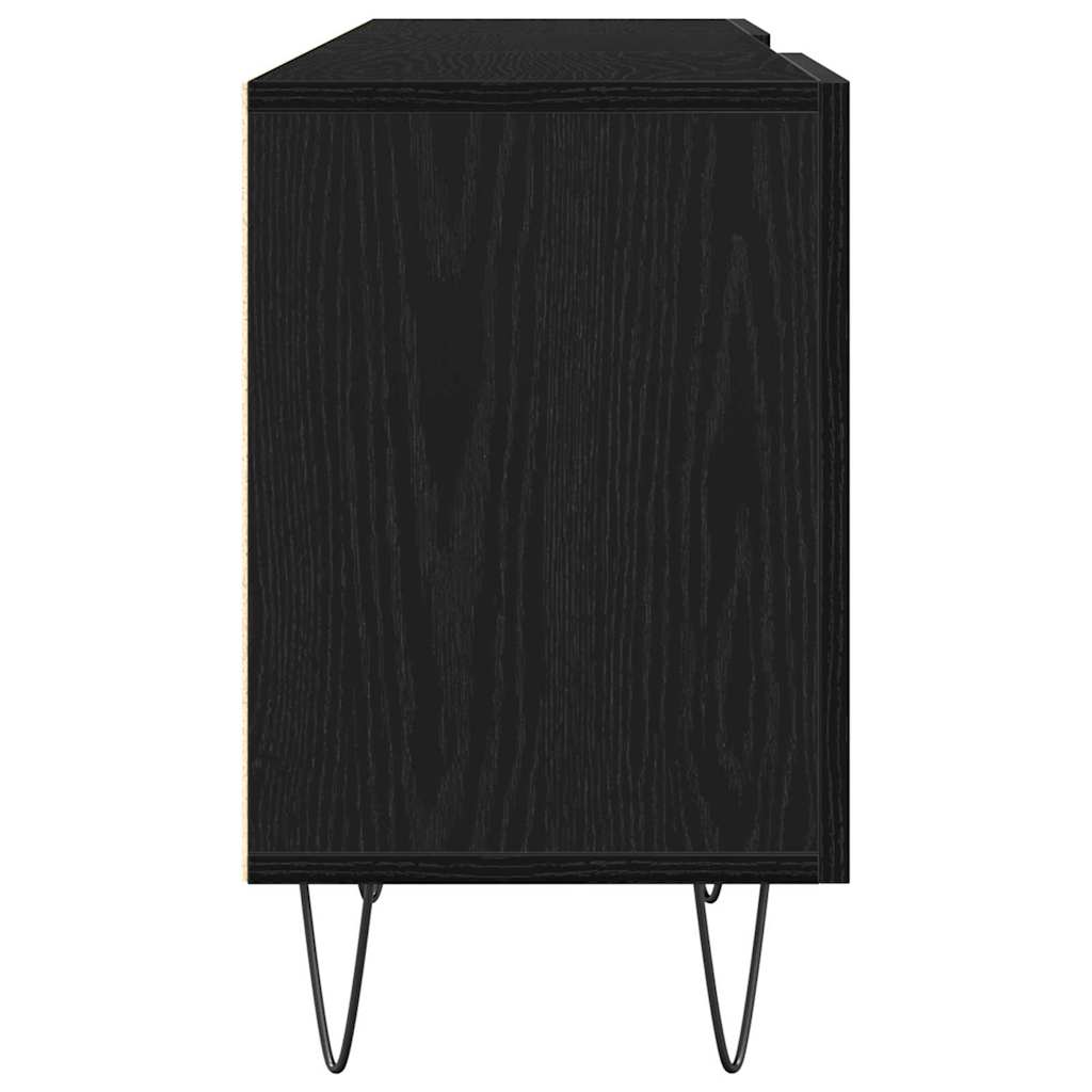 Set TV komoda Crni hrast 150 x 30 x 50 cm Konstruirano drvo
