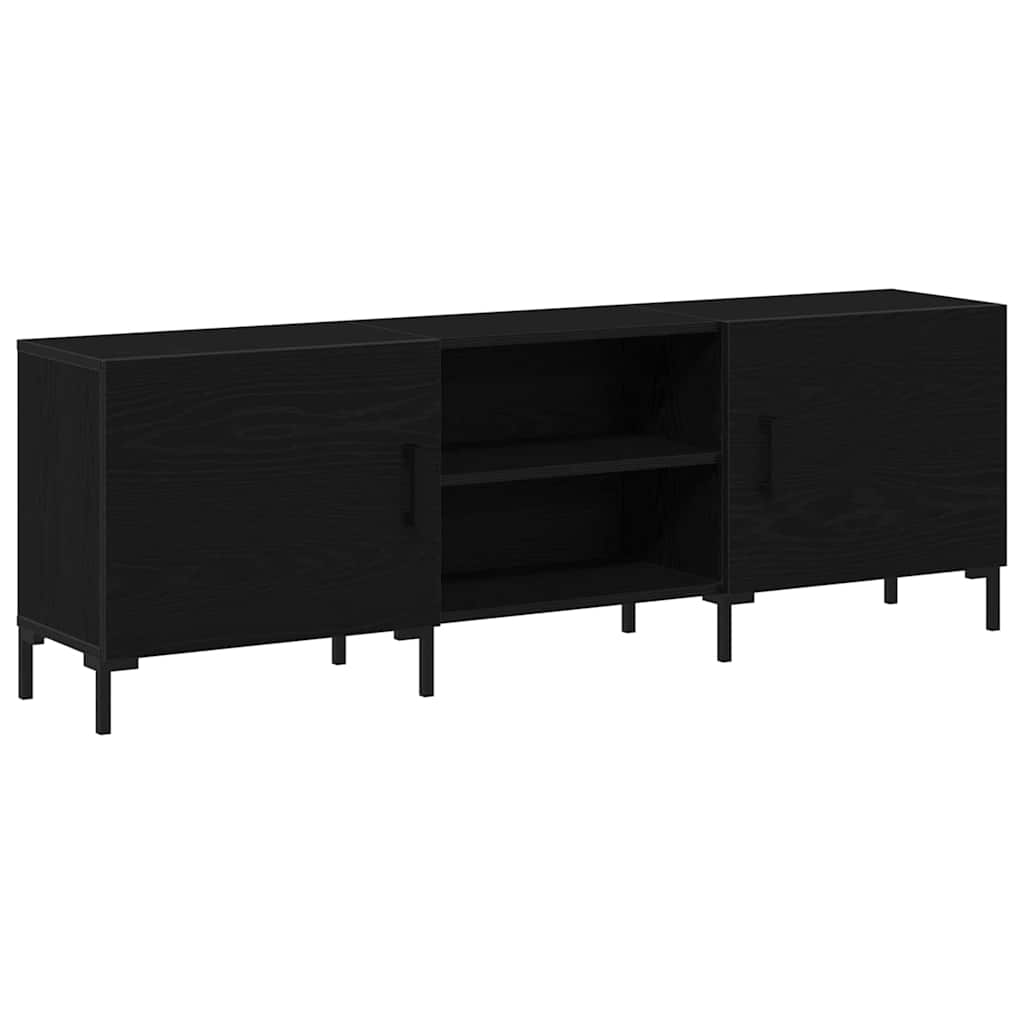 Set TV komoda Crni hrast 150 x 30 x 50 cm Konstruirano drvo