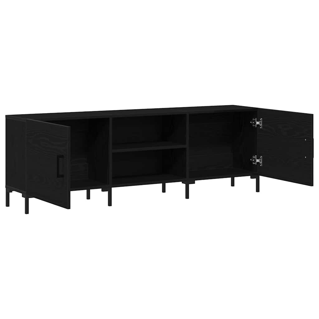 Set TV komoda Crni hrast 150 x 30 x 50 cm Konstruirano drvo