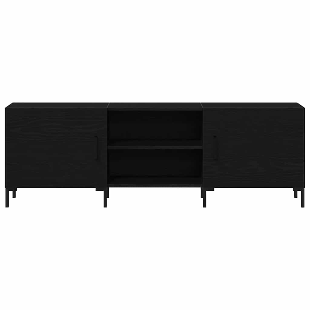 Set TV komoda Crni hrast 150 x 30 x 50 cm Konstruirano drvo