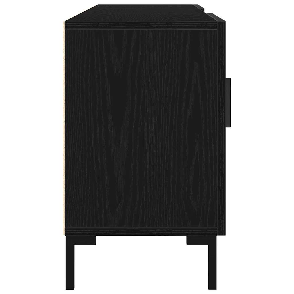 Set TV komoda Crni hrast 150 x 30 x 50 cm Konstruirano drvo