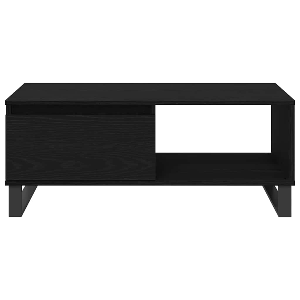 Kava Stol Crni hrast 90 x 50 x 36,5 cm Konstruirano drvo
