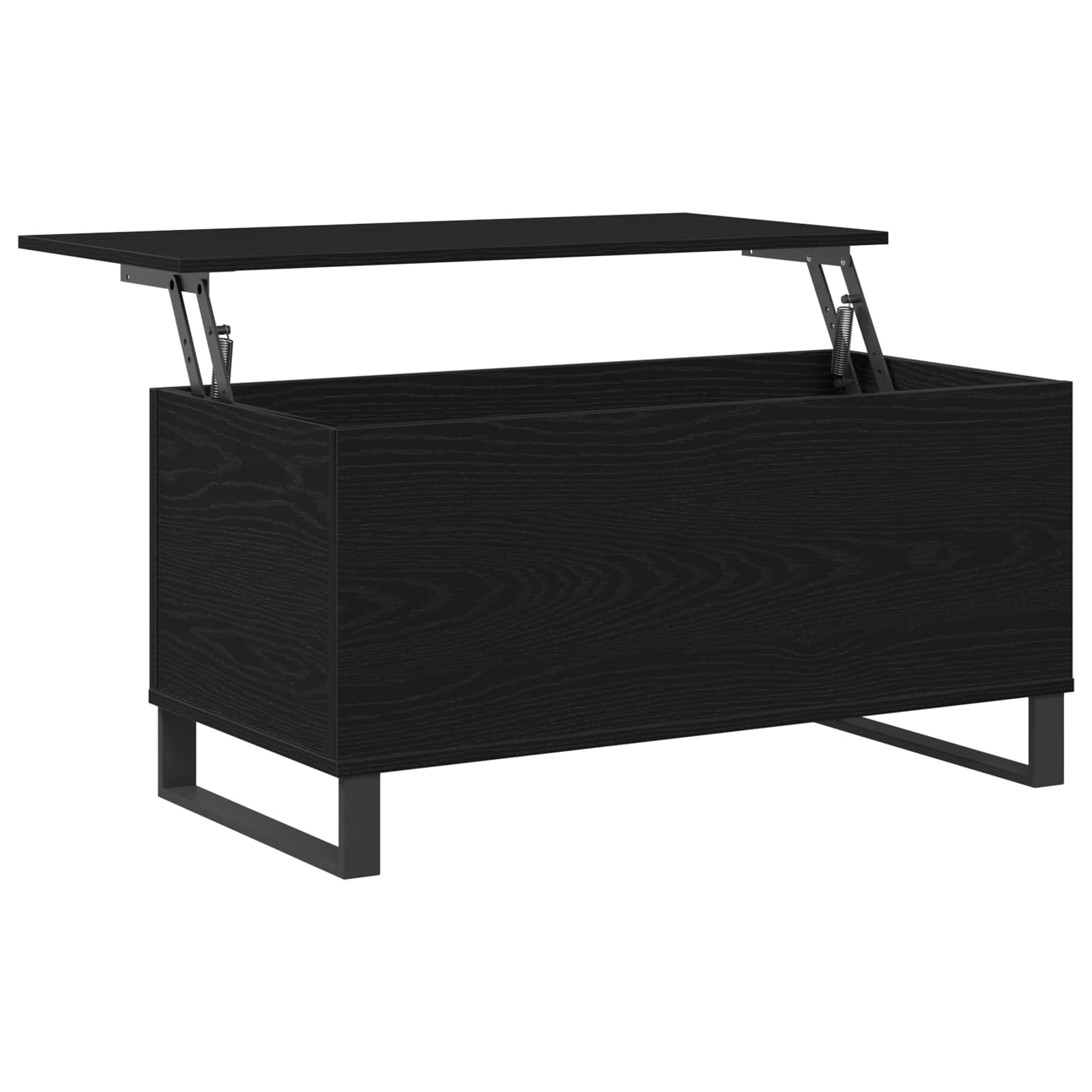 Kava Stol Crni hrast 90 x 44,5 x 45 cm Konstruirano drvo