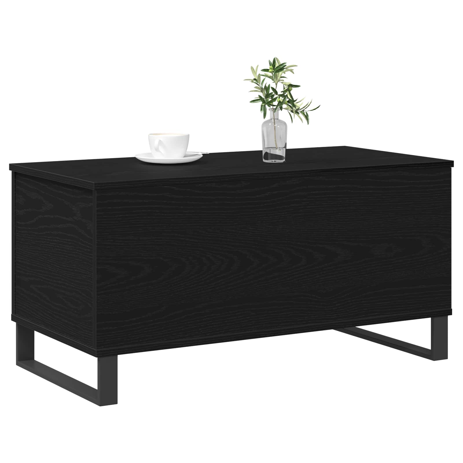 Kava Stol Crni hrast 90 x 44,5 x 45 cm Konstruirano drvo