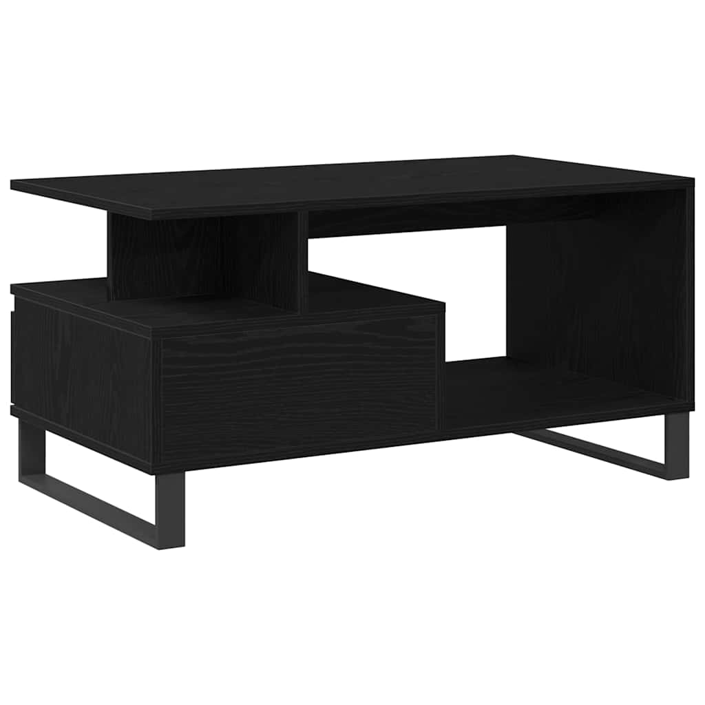 Kava Stol Crni hrast 90 x 49 x 45 cm Konstruirano drvo