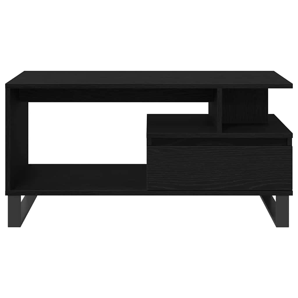 Kava Stol Crni hrast 90 x 49 x 45 cm Konstruirano drvo
