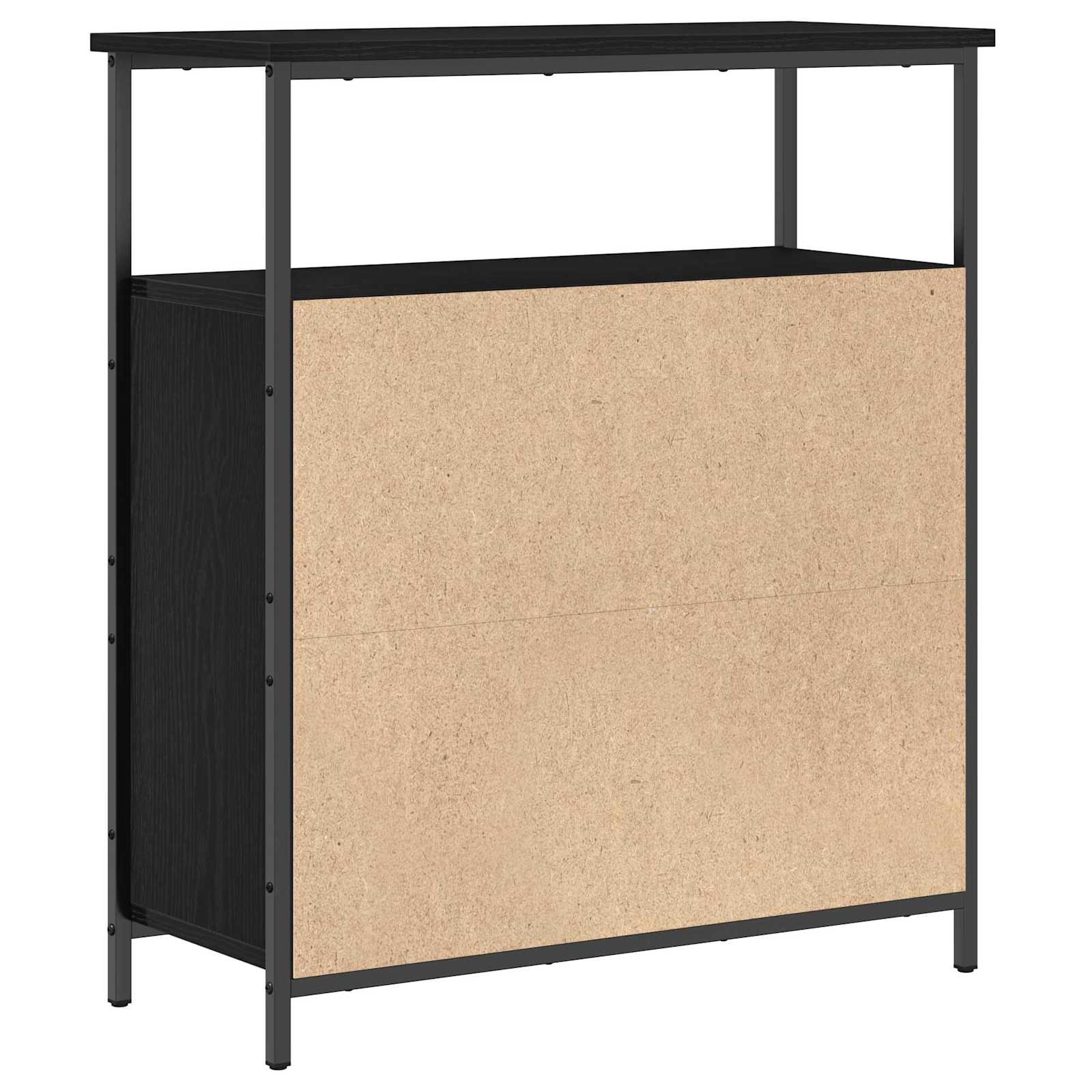 Kreveta Crni hrast 70 x 30 x 80 cm Konstruirano drvo