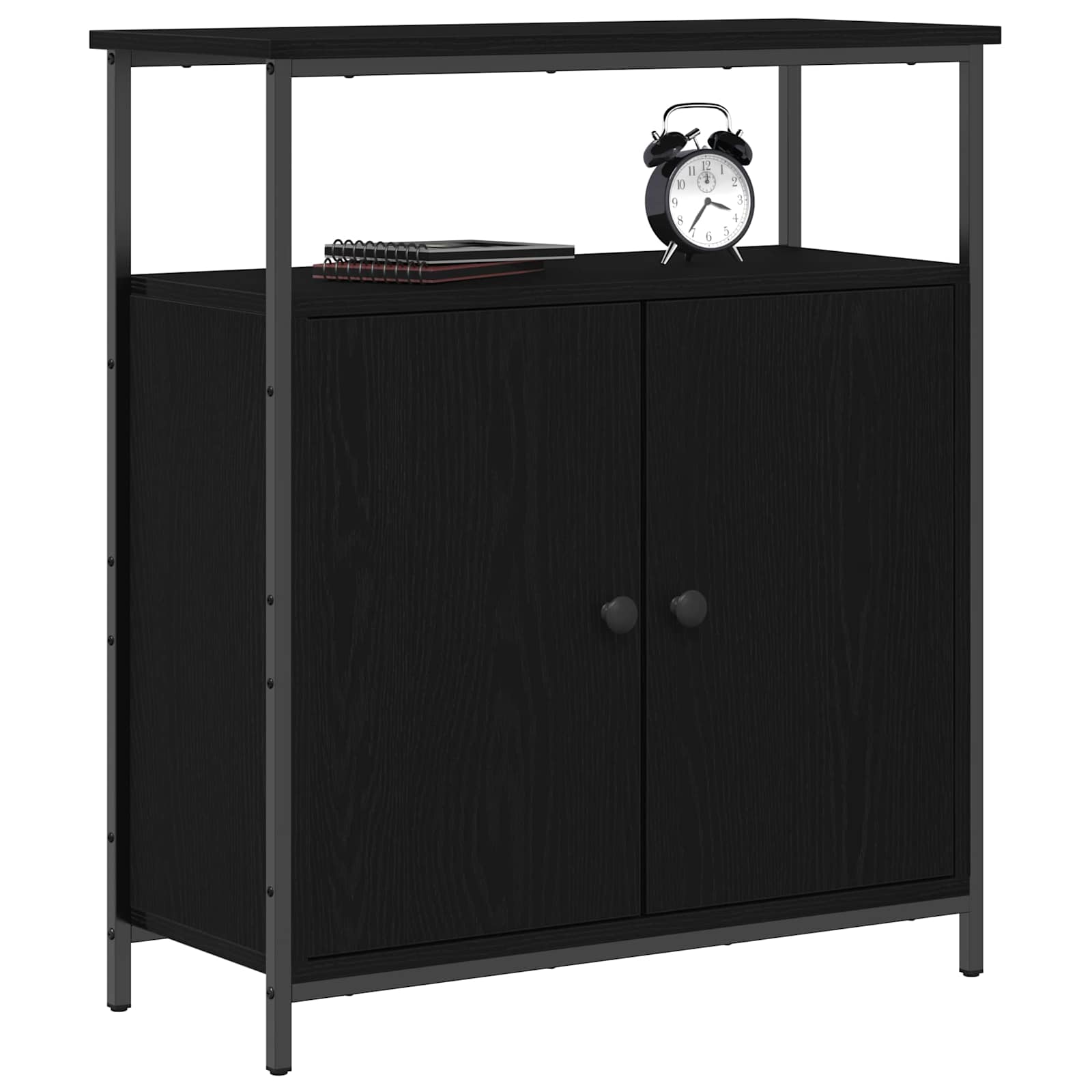 Kreveta Crni hrast 70 x 30 x 80 cm Konstruirano drvo