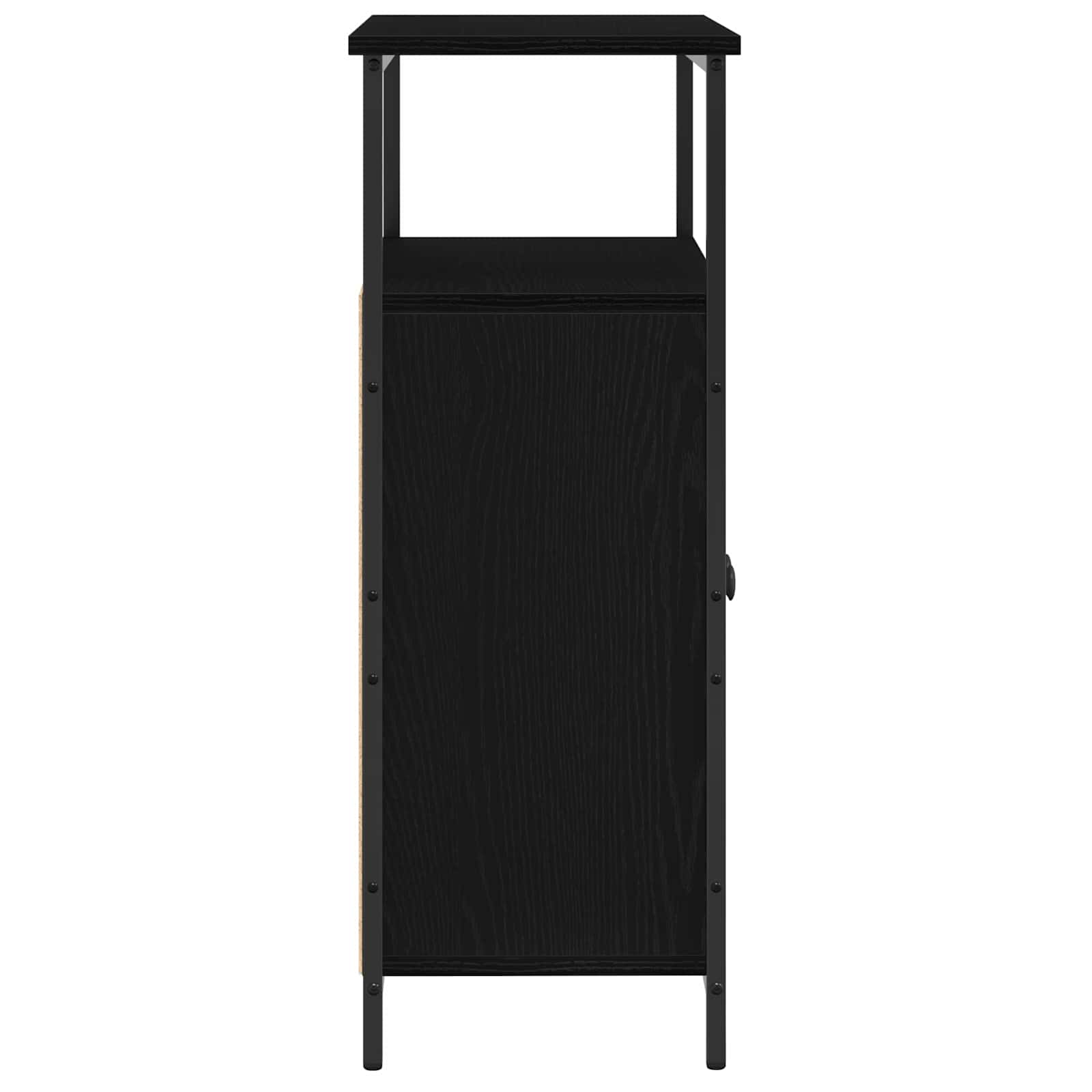 Kreveta Crni hrast 70 x 30 x 80 cm Konstruirano drvo