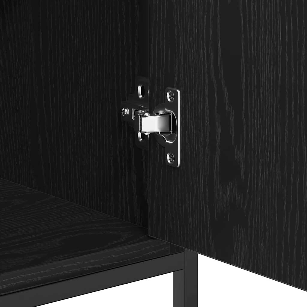 Kreveta Crni hrast 70 x 30 x 80 cm Konstruirano drvo