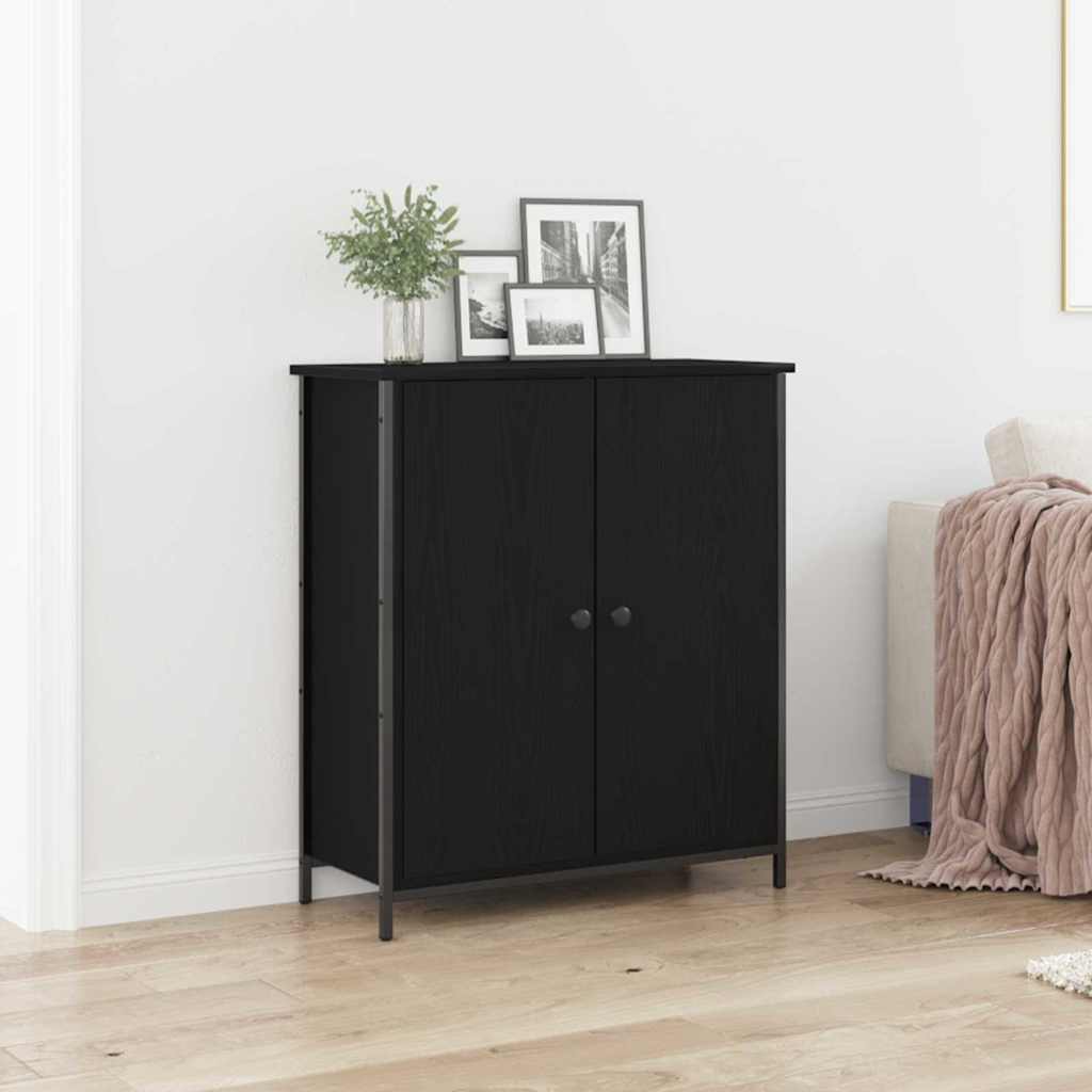 Kreveta Crni hrast 70 x 30 x 80 cm Konstruirano drvo
