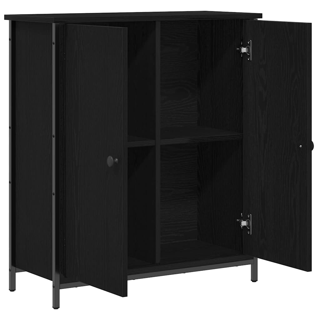 Kreveta Crni hrast 70 x 30 x 80 cm Konstruirano drvo