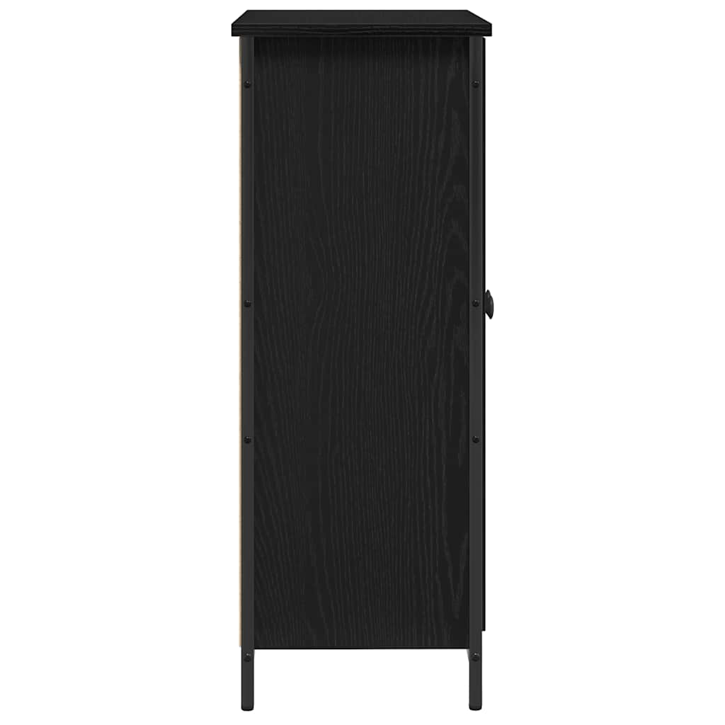 Kreveta Crni hrast 70 x 30 x 80 cm Konstruirano drvo