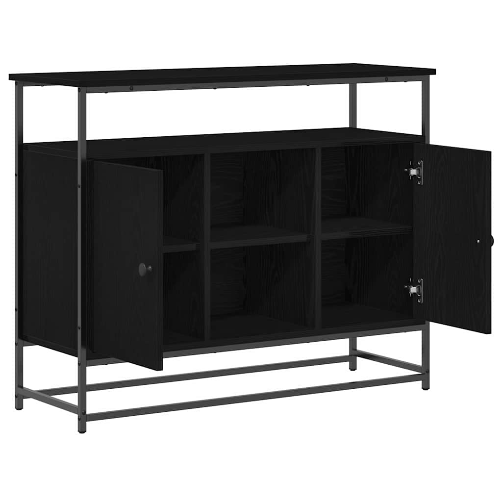 Kreveta Crni hrast 100 x 35 x 80 cm Konstruirano drvo