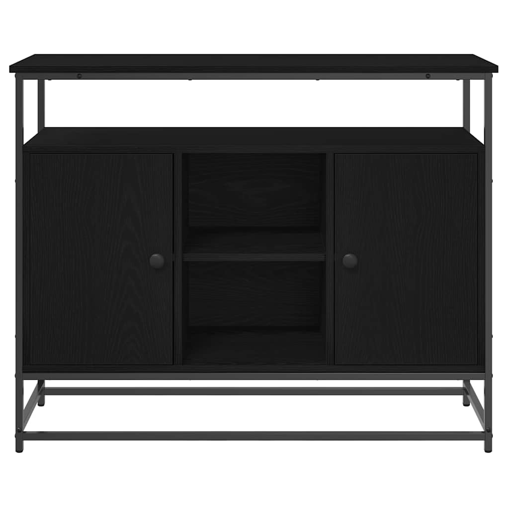 Kreveta Crni hrast 100 x 35 x 80 cm Konstruirano drvo