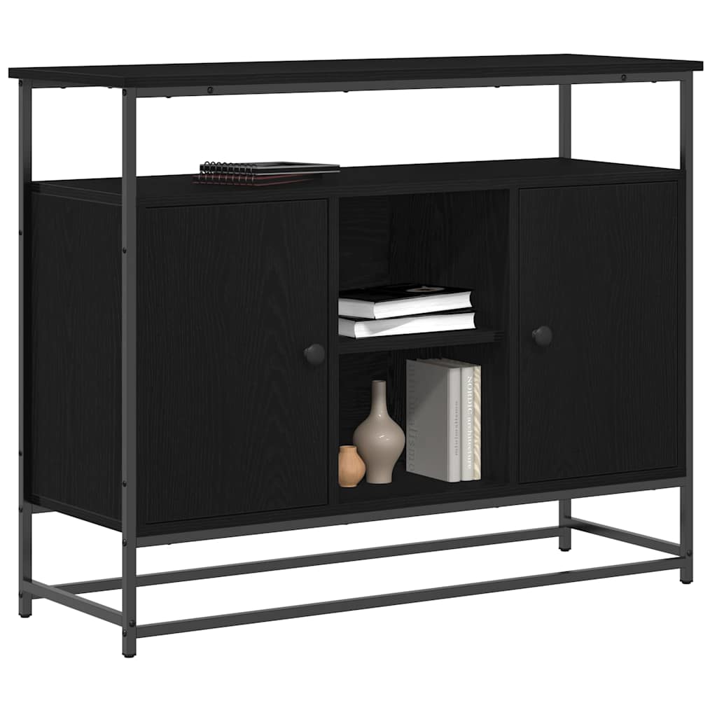 Kreveta Crni hrast 100 x 35 x 80 cm Konstruirano drvo