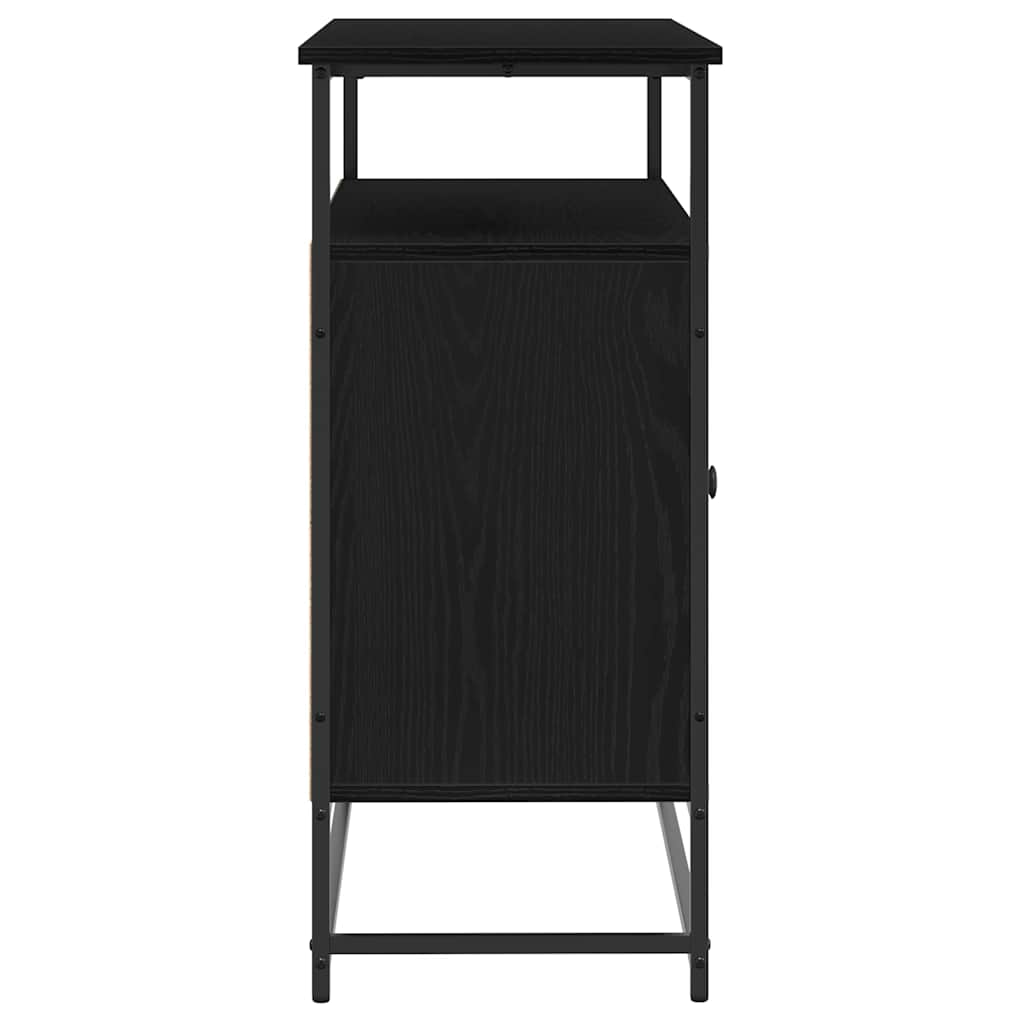 Kreveta Crni hrast 100 x 35 x 80 cm Konstruirano drvo