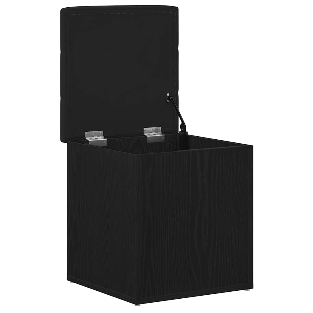 Klupa za pohranu Crni hrast 42 x 42 x 45 cm Konstruirano drvo