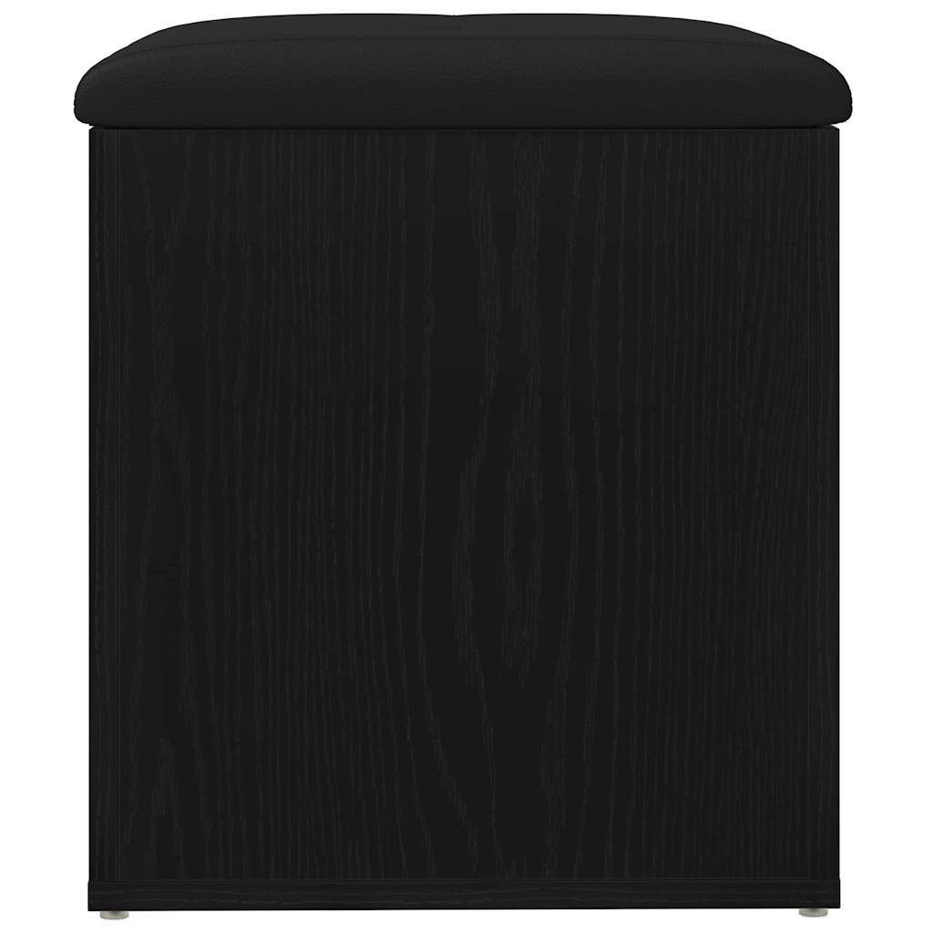Klupa za pohranu Crni hrast 42 x 42 x 45 cm Konstruirano drvo