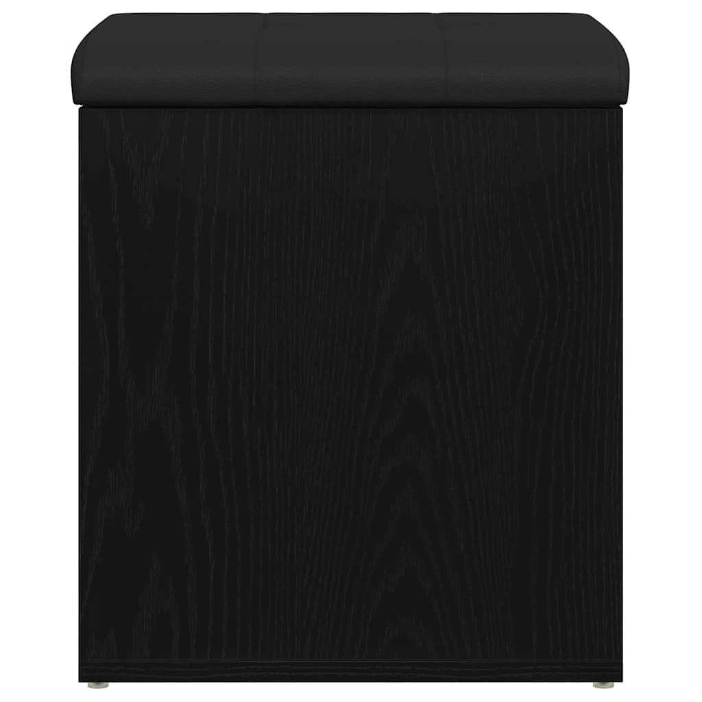 Klupa za pohranu Crni hrast 42 x 42 x 45 cm Konstruirano drvo