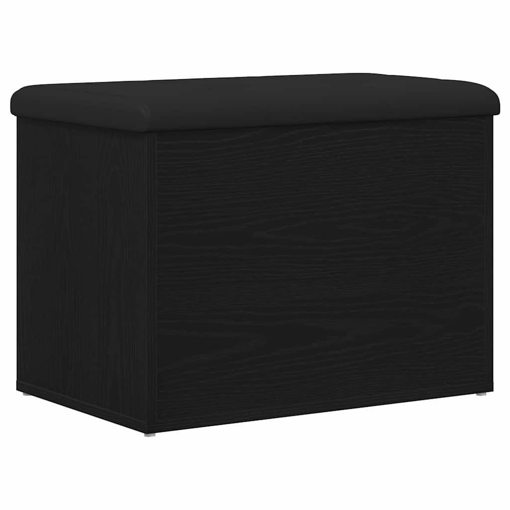 Klupa za pohranu Crni hrast 62 x 42 x 45 cm Konstruirano drvo