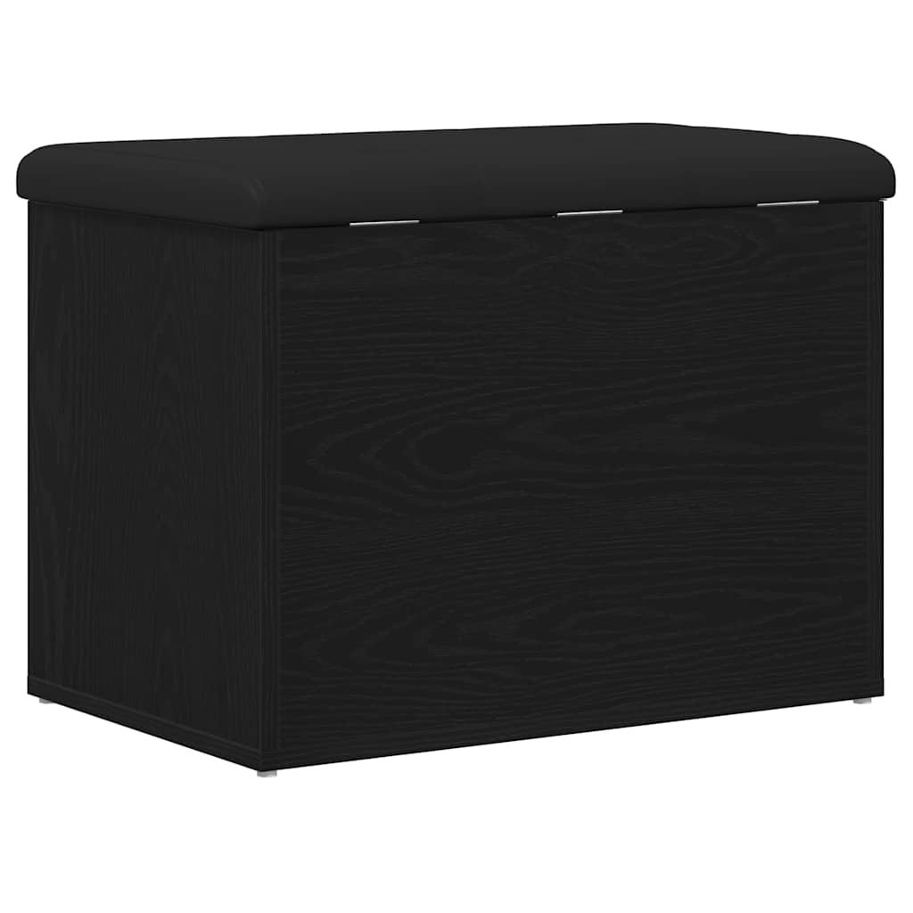Klupa za pohranu Crni hrast 62 x 42 x 45 cm Konstruirano drvo
