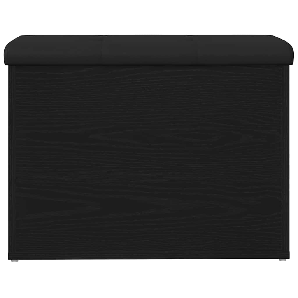 Klupa za pohranu Crni hrast 62 x 42 x 45 cm Konstruirano drvo